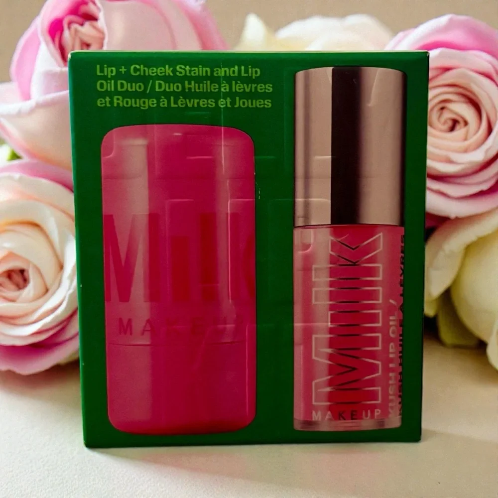 💎 MILK MAKEUP The Jelly Lip Kit: Lip + Cheek Stain & Lip Oil Duo New In Box